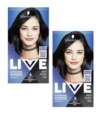 2xPack Schwarzkopf Intense Colour Hair Color - 2 Shades