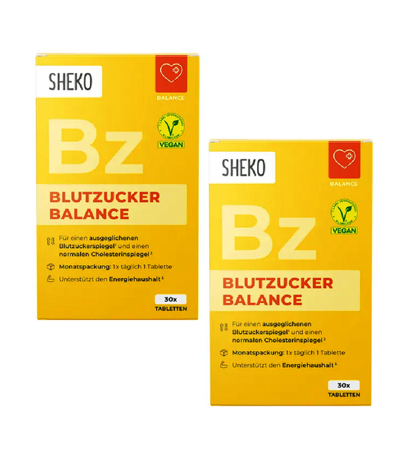 2xPack SHEKO Blood Sugar Balance Tablets - 60 Pieces