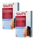2xPack SilaVit Sore Throat Salt Pastilles - 72 Pcs