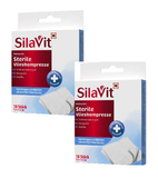 2xPack SilaVit Nonwoven Sterile Nonwoven Compress Bandages - 20 Pcs