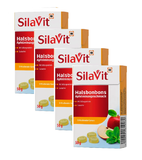 4xPack SilaVit Throat Lozenges Apple Mint Flavor - 200 g