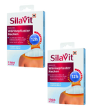 2xPack SilaVit Neck Heat Patch