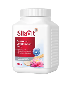 Silavit Alkaline Bath Lotus Flower Sea Salt - 700 g