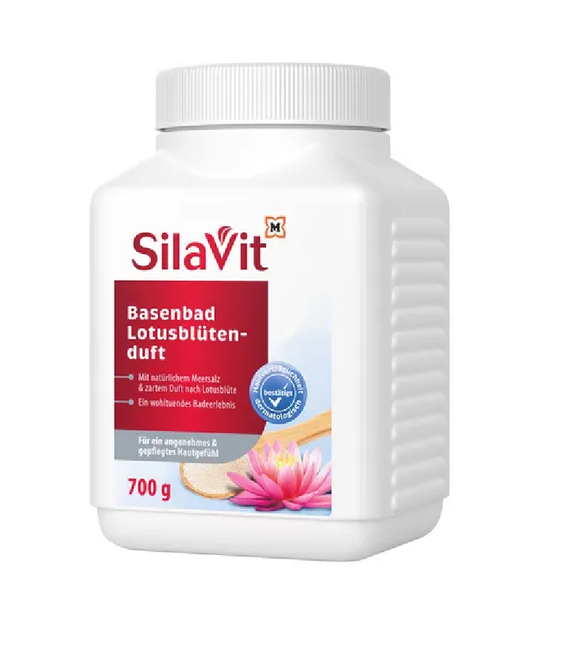 Silavit Alkaline Bath Lotus Flower Sea Salt - 700 g