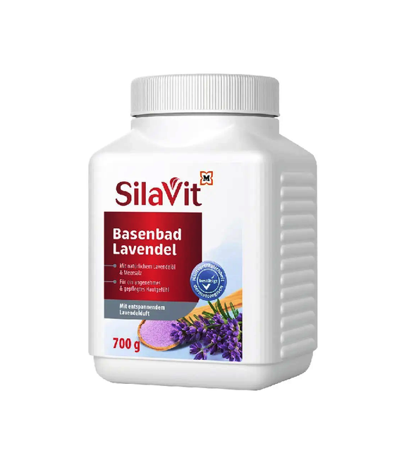SilaVit Alkaline Lavender Oil and Sea Salt Bath - 700 g