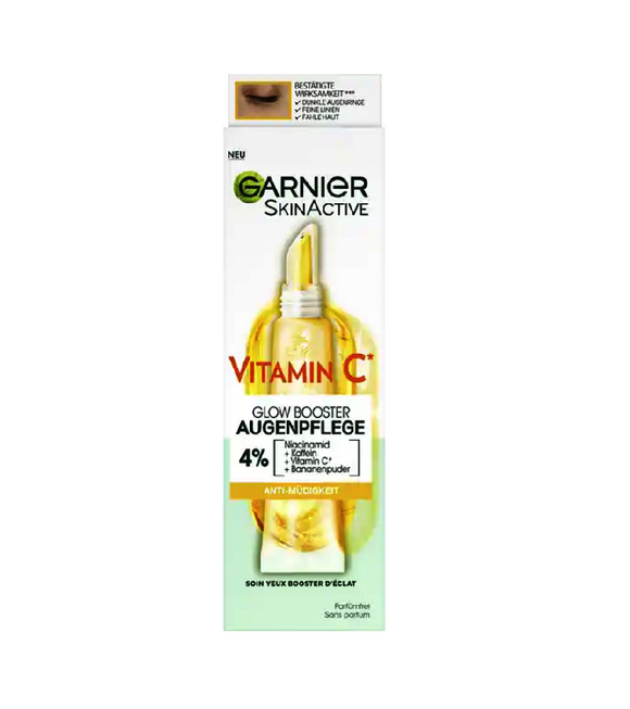 Garnier SkinActive Vitamin C Glow Booster Anti-Fatigue Eye Cream - 15 ml