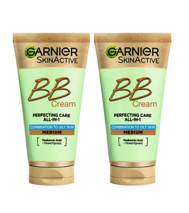 2xPack Garnier BB CREAM Medium for Combination to Oily Skin - 100 ml