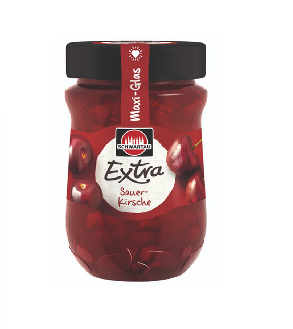 Schwartau EXTRA Sour Cherry Fruit Spread - 600 g