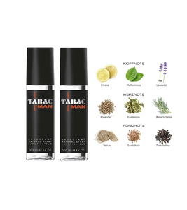 2xPack Tabac Man Deodorant Vaporizer - 200 ml