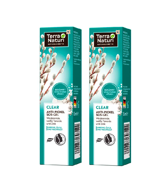 2xPack Terra Naturi CLEAR Anti-pimple SOS Gel - 30 ml