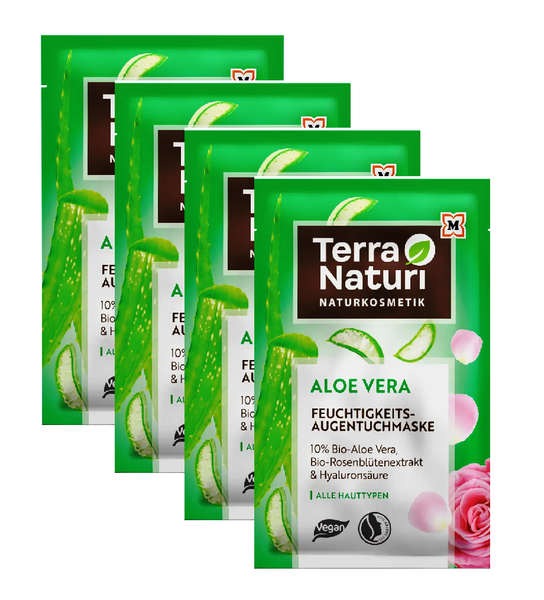 4xPack Terra Naturi Aloe Vera Moisturising Eye Sheet Mask – Eurodeal.shop