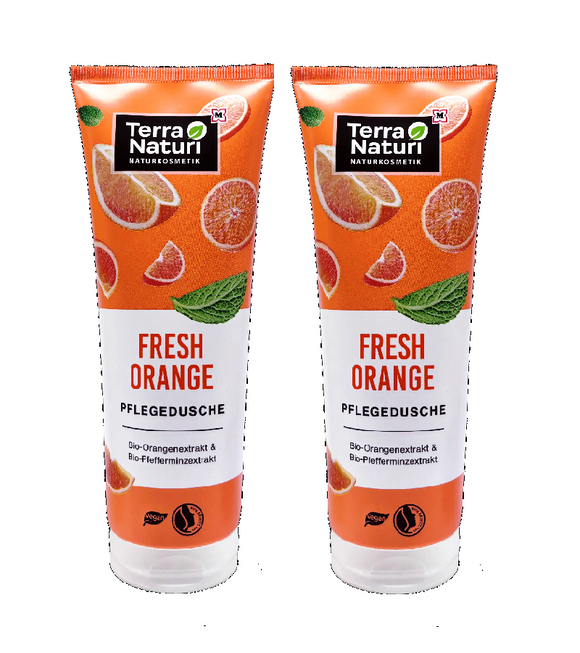 2xPack Terra Naturi Fresh Orange Shower Gel - 500 ml