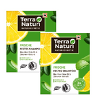 2xPack Terra Naturi Fresh Solid Shampoo Organic Aloe Vera Oil & Lemon Extract - 120 g