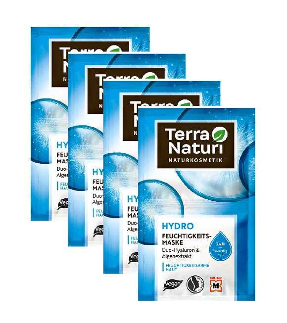 4xPack Terra Naturi HYDRO Moisture Mask - 64 ml