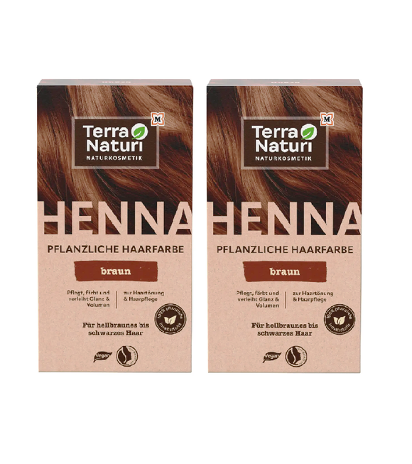 2xPack Terra Naturi Henna Herbal Hair Color - 5 Varieties