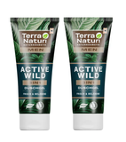 2xPack Terra Naturi MEN ACTIVE WILD 3-in-1 Shower Gel - 400 ml