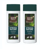 2xPack Terra Naturi MEN STRONG NATURE Shampoo - 400 ml