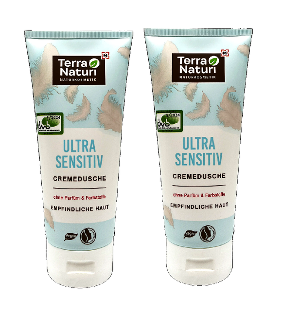 2xPack Terra Naturi ULTRA SENSITIVE Shower Gel - 400 ml