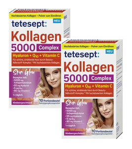 2xPack Tetetespt Collagen 5000 Complex Sachets - 20 Portions