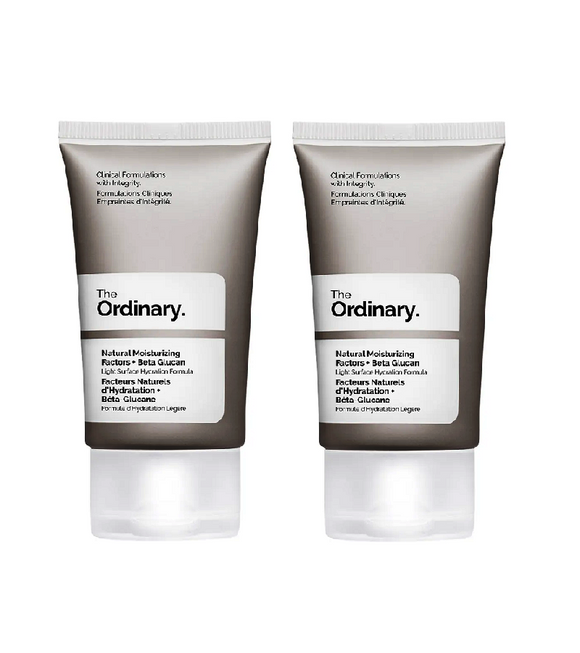 2xPack The Ordinary Hydrators & Oils Natural Natural Moisturizing Factors + Beta Glucan Face Cream - 60 ml