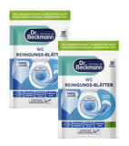 2xPack Dr. Beckmann Toilet Cleaning Sheets Oceam Breeze - 40 Pcs
