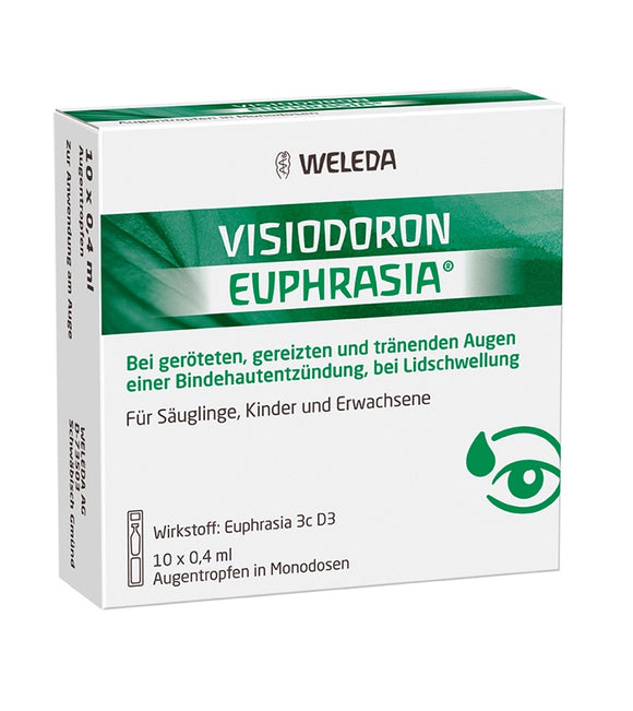Weleda Visiodoron Euphrasia Eye Drops - 10 or 20 Drops