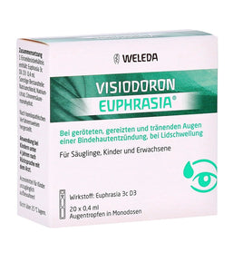 Weleda Visiodoron Euphrasia Eye Drops - 10 or 20 Drops