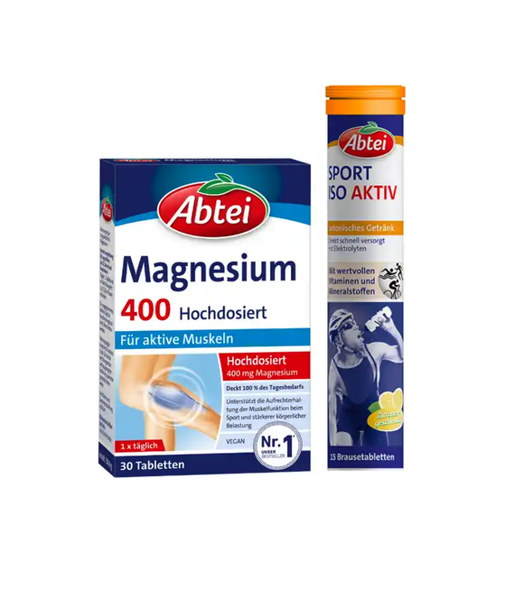 Abtei Value Pack Magnesium 400 & Sport - 45 Pcs