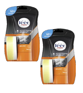 2xPack Veet Men Shower Hair Removal Cream - 300 ml