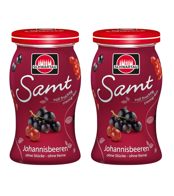 2xPack Schwartau SAMT Velvet Currant Fruit Spread - 540 g