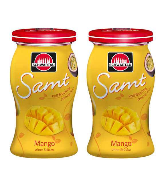 2xPack Schwartau SAMT Velvet Mango Fruit Spread - 540 g