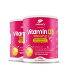 2xPack Nature's Finest Vitamin D3 & Vitamin C Powder - 300 g
