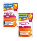 2xPack Sanotact® Immune Power Vitamin C 1500 mg - 60 Pcs