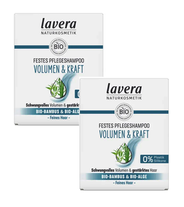 2xPack Lavera Volume & Strength Solid Shampoo - 100 g