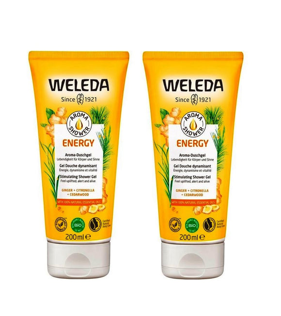 2xPack WELEDA Energy Aroma Shower Gel - 400 ml