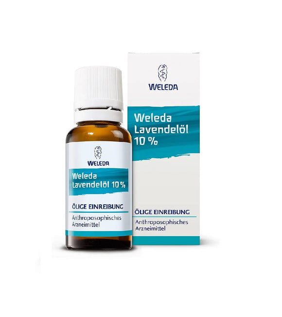 Weleda Lavender Oil 10% for Nervous, Restlessness, Tension and Sleep Disorder - 20 ml