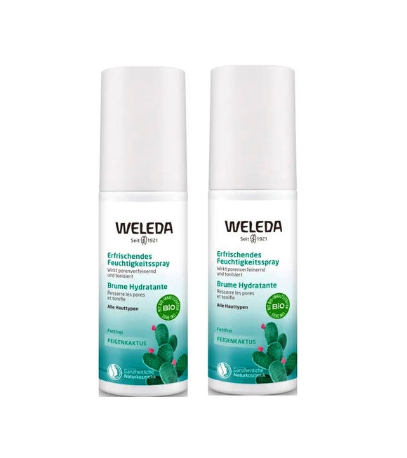 2xPack Weleda Prickly Pear Refreshing Moisture Spray - 200 ml