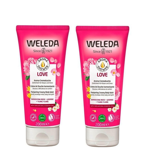 2xPack WELEDA Love Aroma Shower Cream - 400 ml