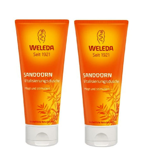 2xPack WELEDA Vitality Sea Buckthorn Revitalizing Shower Cream - 400 ml