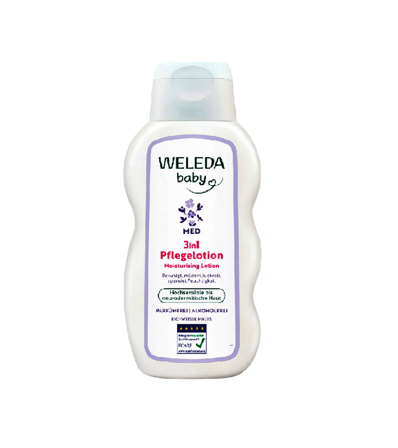 Weleda Med Baby 3in1 White Malve Body Lotion - 200 ml