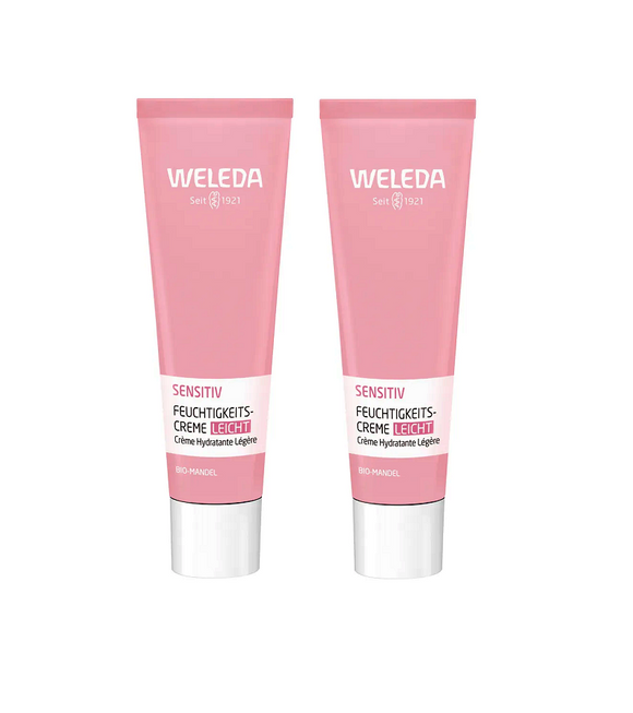 2xPack WELEDA Almond Sensitive Moisturizing Light Face Cream - 60 ml
