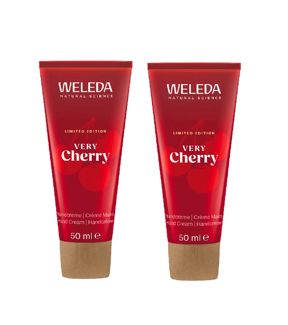 2xPack Weleda Very Cherry Hand Cream - 100 ml