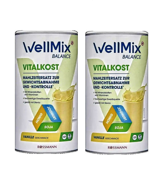 2xPack WellMix BALANCE Vital Food Vanilla Flavor Weight Loss Meal - 1000 g