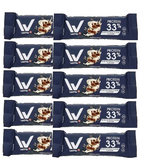 10 Pieces Wellmix 33% Protein Bar Black & White Cookie Flavour - 450 g