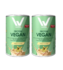 2xPack Wellmix Protein Vegan Vanilla Flavour - 600 g