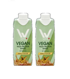 2xPack Wellmix Vegan High Protein Shake Vanilla Flavor - 660 ml