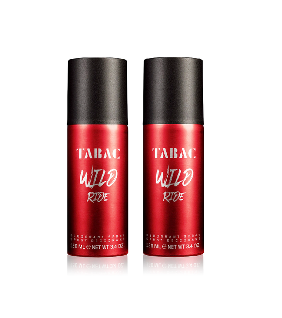 2xPack Tabac Wild Ride Deodorant Spray - 300 ml