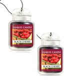 2xPack Yankee Candle Black Cherry Ultimate Car Jar Scented Home Fragrance