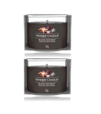 2xPack Yankee Candle Black Coconut Single Filled Votive Scented Home Fragrance