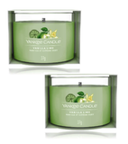 2xPack Yankee Candle Vanilla Lime Signature Single Filled Votive Scented Home Fragrance